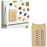 Pet &amp; Human Pill and Feeding Tracker | Magnetic AM PM Reminder Board with Icons | 3D-Printed Organizer for Medicine &amp; Food | Adhesive or Magnetic Backing (Blue, Magnetic Version)