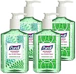 Purell 9674-06-ECDECO Advanced  Design Series Hand Sanitizer, 8 oz Bottles (Pack of 4)