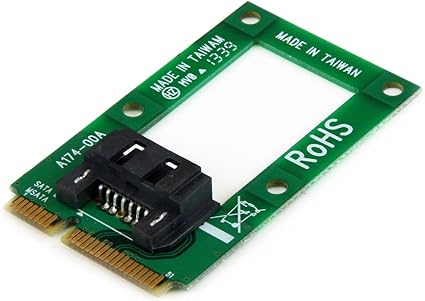Amazon Co Jp Startech Com Msata Sat変換アダプタ Mini Sata Sataコンバータカード 2 5インチ 3 5インチhdd Ssdに対応 Msat2sat3 家電 カメラ