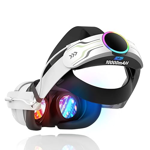 RGB Head Strap with Battery for Meta/Oculus Quest 3/Quest 3S