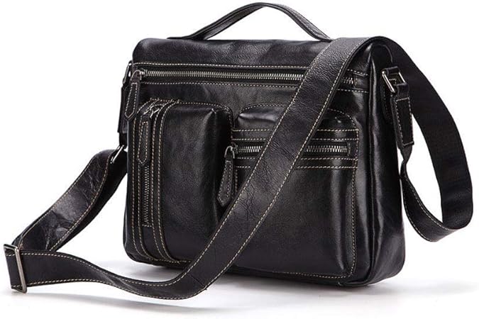 mens vintage leather shoulder bag