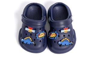 Kannior Toddler Kids Infant Boys Girls Cute Garden Clogs Water Sandals Slip On Shoes Slipper Slides Lightweight Outdoor Summer Children Beach Pool Play Shoes (Baby/Toddler Kids)
