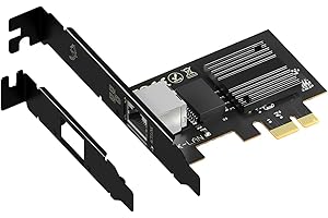 XikeStor 2.5Gb PCIe Network Card with Intel I226-V Chip, 2.5GBase-T Network Adapter NIC, PCIe 3.1 X1, PCI Express Gigabit Eth