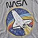 NASA Retro Vintage Space Shuttle T Shirt & Stickers (X-Large) Athletic Heather