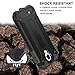 WOLLONY Galaxy S4 Case, Rugged Hybrid Dual Layer Hard Shell Armor Protective Back Case Shockproof Cover for Galaxy S4 Case - Slim Fit - Heavy Duty - Impact Resistant Bumper(Black)