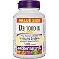 Webber Naturals Vitamin D3 1,000 IU, 500 Tablets