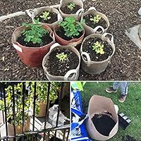 PEYOU Bolsa de Cultivo de Plantas 20L(5 Piezas), Saco para Plantas ...