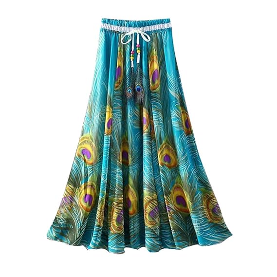 Peacock skirt amazon Clearance