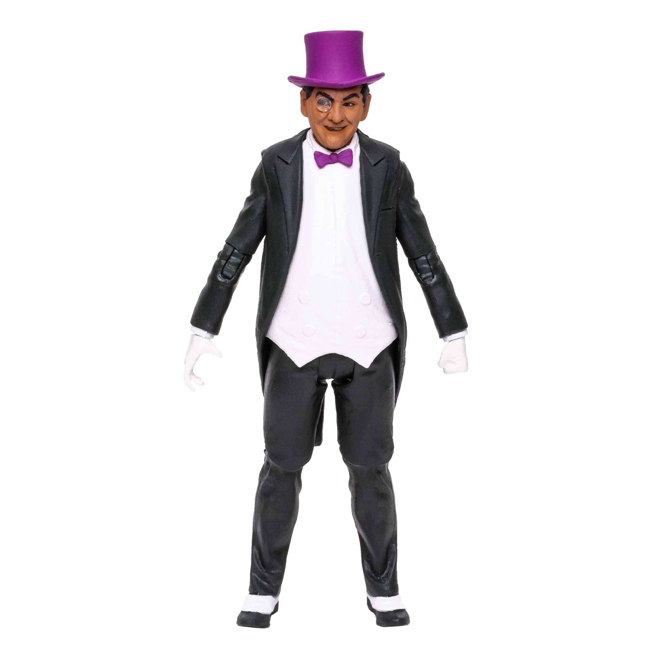 McFarlane Toys, DC Multiverse, 5-inch DC Retro Penguin Action Figure With Action Word Bubbles, Collectible DC Retro 1960's TV Figure â€“ Ages 12+ — image 1