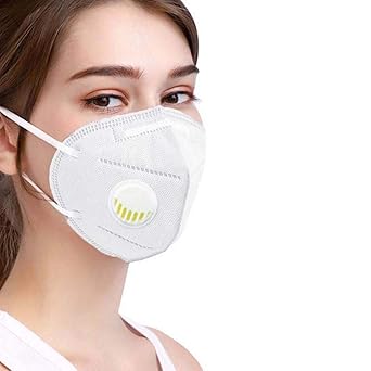 Download Free Indiginous 2 Unit Made In India 6 Layer Kn95 Face Mask Respirator With Adjustable Covered Metal Nose Pin And With Exhaust Valve 2 Amazon In Industrial Scientific PSD Mockup Template
