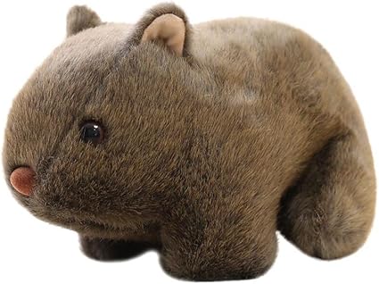 Amazon.com: xiaoyangchun lindo wombat de peluche Animal de peluche bebé regalo juguetes, Marrón: Toys \u0026 Games