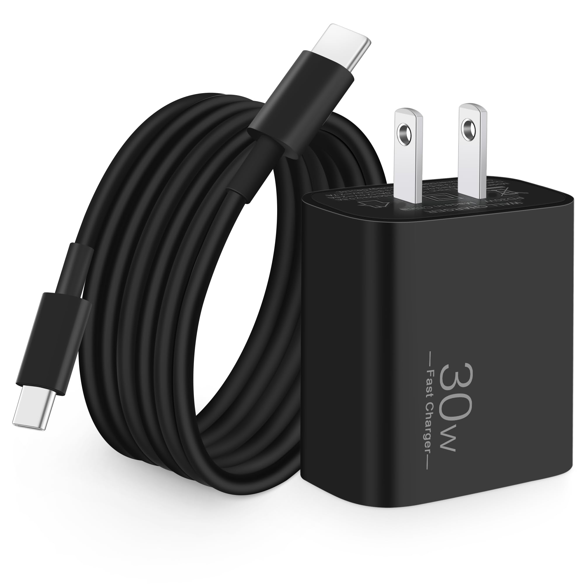 30W USB C Fast Charger for Google Pixel 10/10 Pro XL/10 Pro Fold/9a/9/9 Pro/8/8a/7/7a/6/5/4/3 XL, 30 Watt Type C Super Fast Wall Charger Block with 6FT USB-C Charging Cable Cord