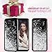 Caka Galaxy S8 Plus Case, Galaxy S8 Plus Glitter Case Starry Night Series Luxury Fashion Bling Flowing Liquid Floating Sparkle Glitter Girly Soft TPU Case for Samsung Galaxy S8 Plus (Silver)