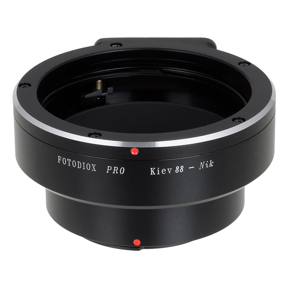 Fotodiox Pro Lens Mount Adapter - Kiev 88 Lens to Nikon F (FX, DX) Mount Camera System (such as D7100, D800, D3 and more) — image 1