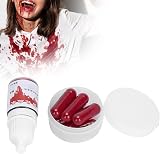 Nunafey Fake Blood Capsules 6pk for Theater Film Special Effects Makeup view 2