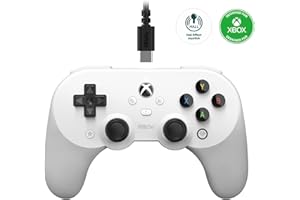 8BitDo Pro 2 Wired Controller for Xbox, Hall Effect Triggers and Joysticks, 3.5mm Audio Jack, Compatible with Xbox Series X|S