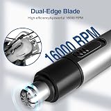 TOUCHBeauty Nose Hair Trimmer Men Women Dual-Edge Hypoallergenic Blades Portable view 3