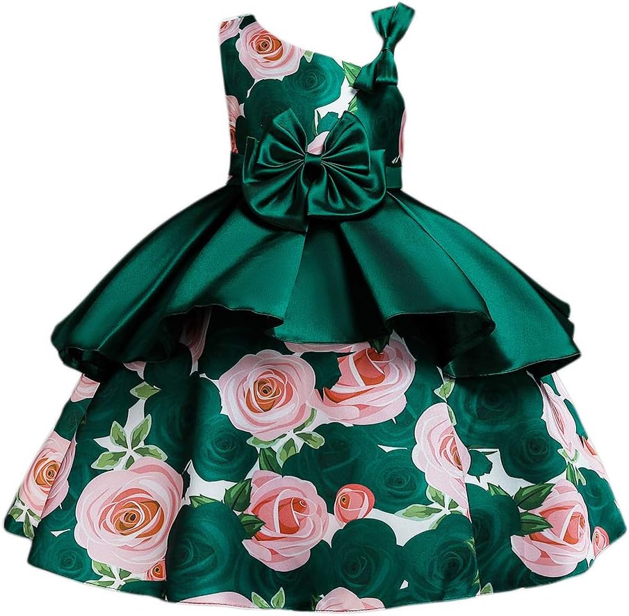 WEONEDREAM Flower Girl Pageant Dress Girls Elegant Wedding Princess Gown Party Dresses