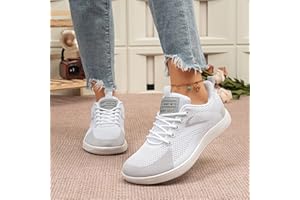 Barefoot Shoes Women Casual Sneakers Wide Toe Box Shoes Women Zero Drop Gym Walking Shoes Trail Running Shoe Jogging Tennis F