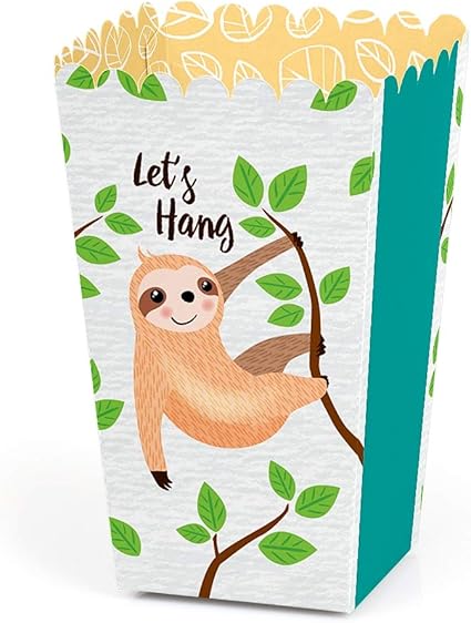 sloth baby shower favors