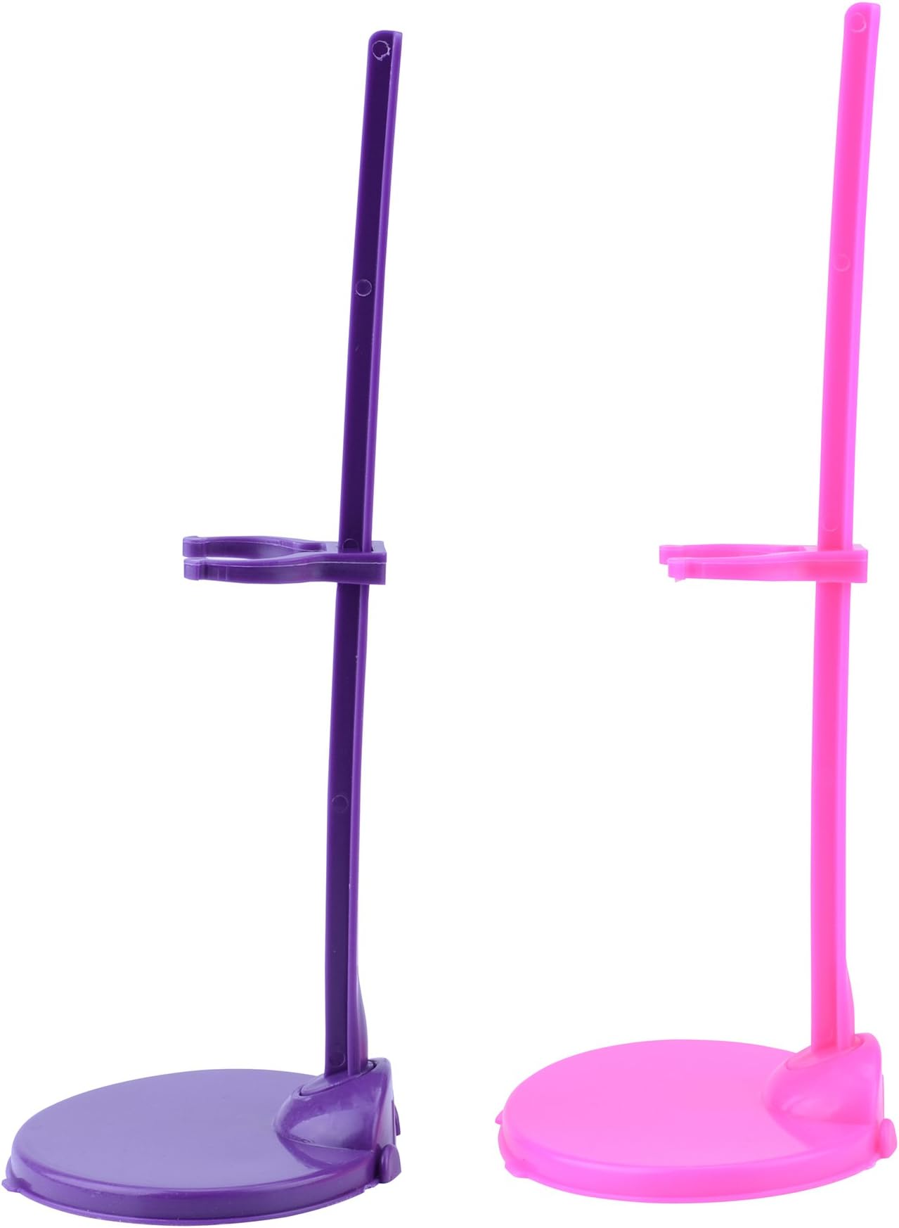 Kenefa Barbie Doll Stand Display Support Frame Prop Up 10 sets 2 colors