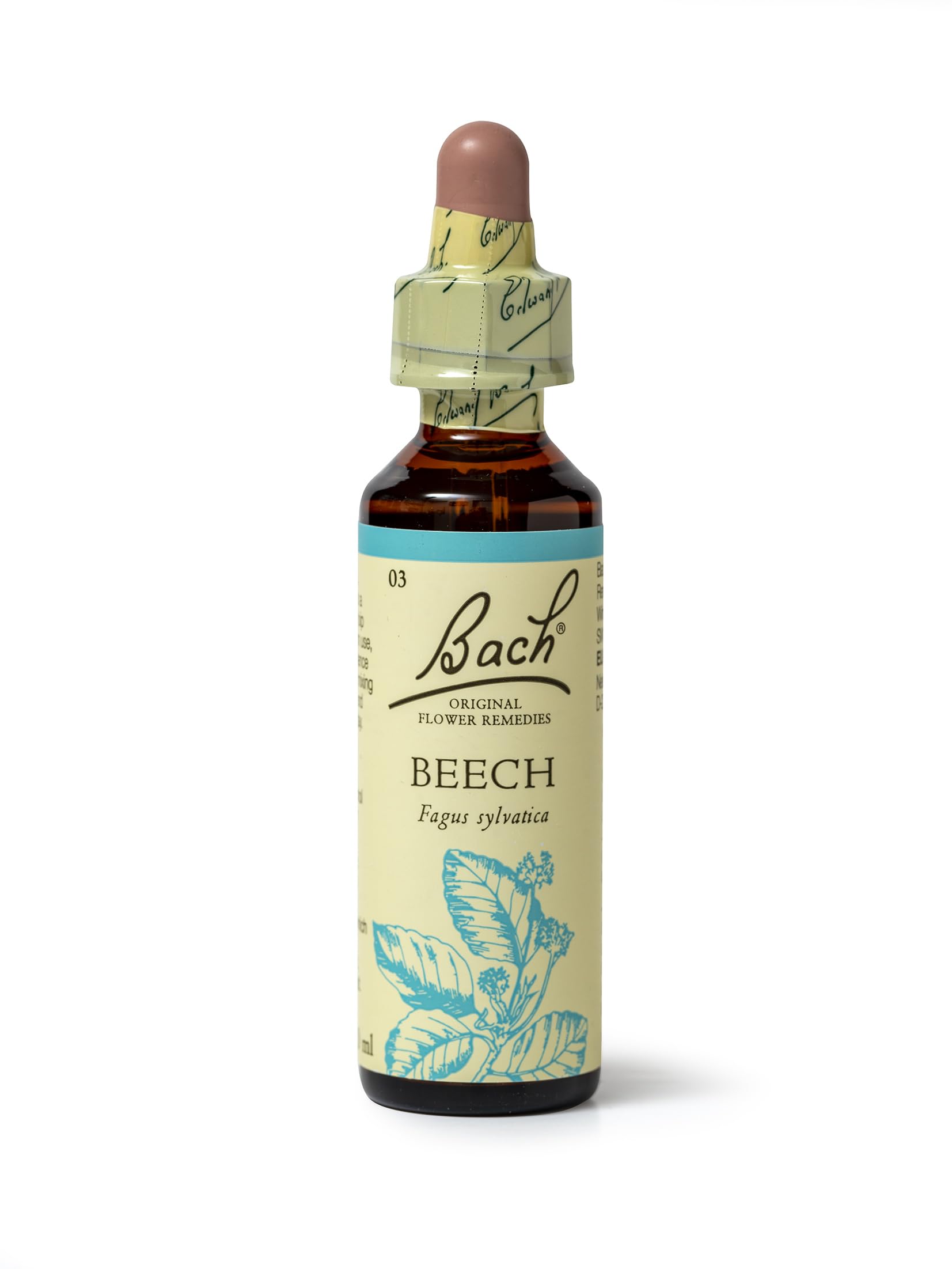 Bach Original Flower Remedies Beech, Live & Let Live, Be Tolerant, Emotional Wellness, Natural Flower Essence, 20ml