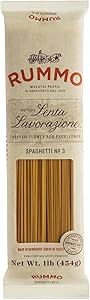 Rummo Spaghetti Pasta N.3 - Spaghetti Pasta Noodles, Durum Wheat Pasta, Thin Spaghetti Noodles, Italian Pasta, Dry Pasta - 16