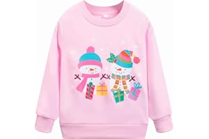 zarmfly Toddler Baby Girls Sweatshirts Crewneck Pullover Long Sleeve Shirts Tops Girl Fall Winter Clothes 2-8T