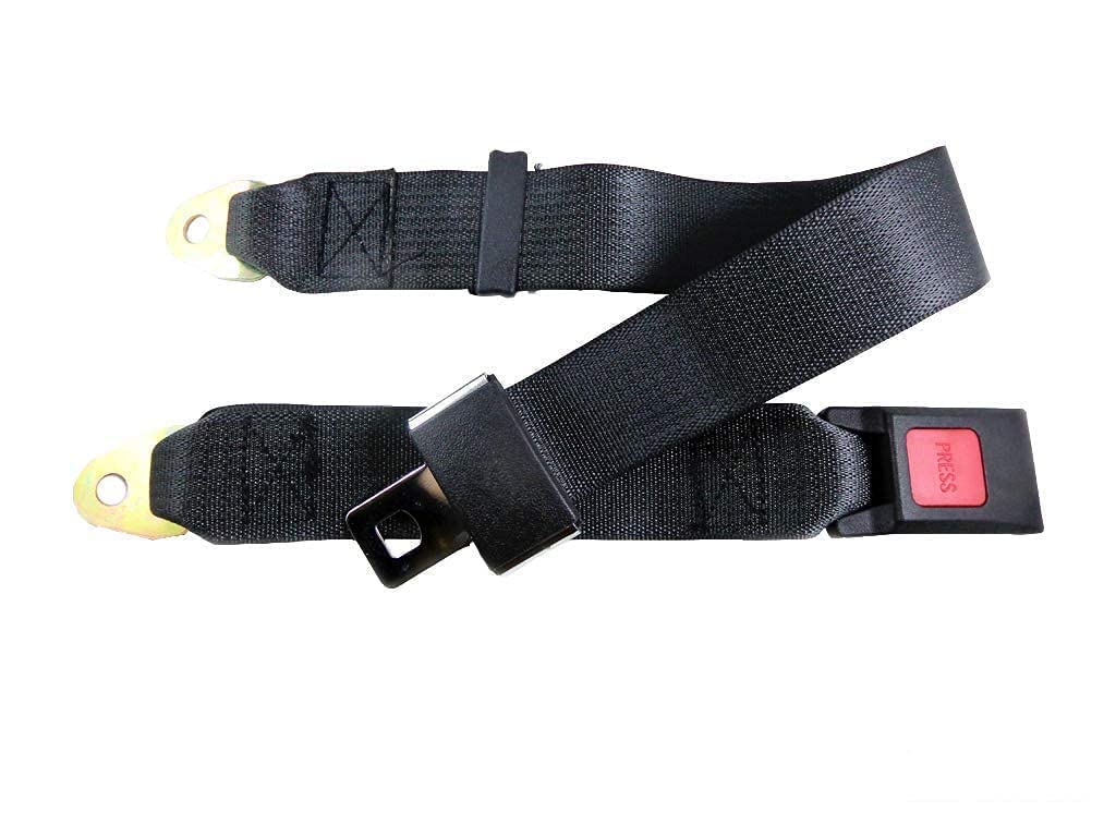 Photo 1 of 2 Point Adjustable Single Seat Safety Belt Harness fits Go Kart ATV UTV Quad Club Golf Cart Buggie Taotao Sunl Roketa (1)