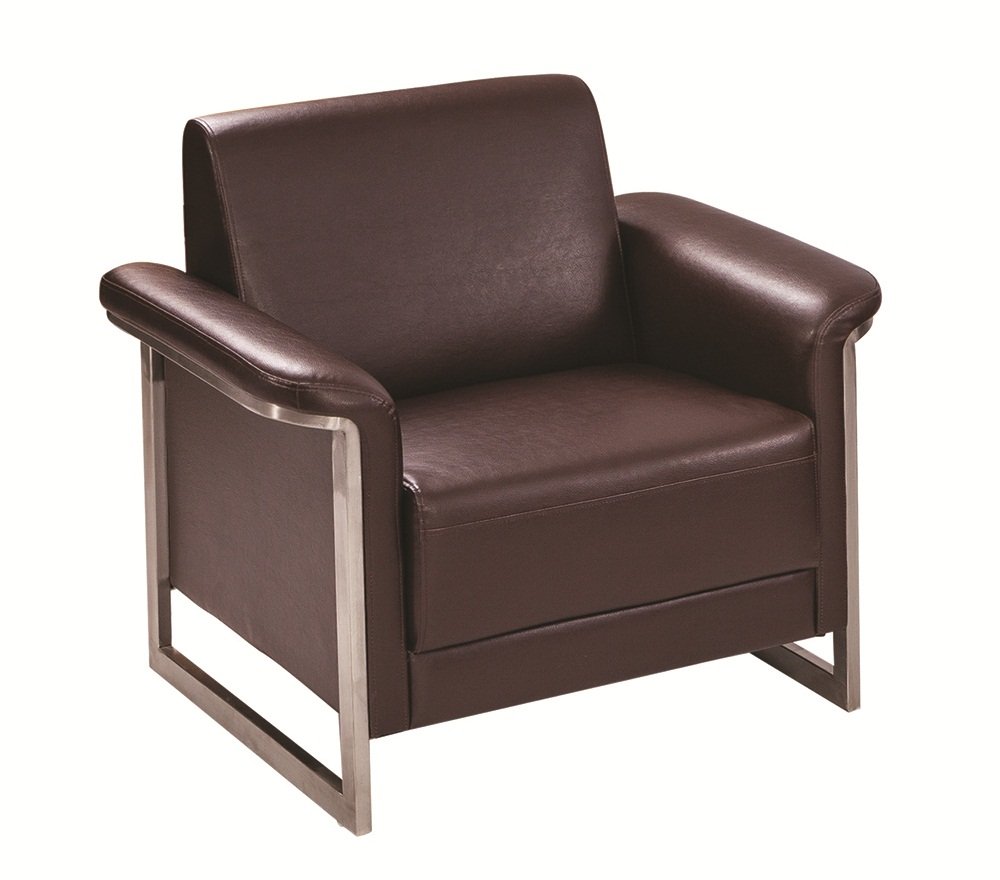Mavi Brown One Seater Sofa In Leatherette Amazon In Home Kitchen