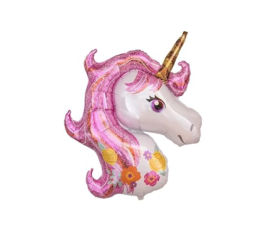 ?RM? Folienballon P027 XXL Folienballon Helium Luftballon Einhorn Kinderparty Geburtstag über 1 Meter groß Paradies ?RM?