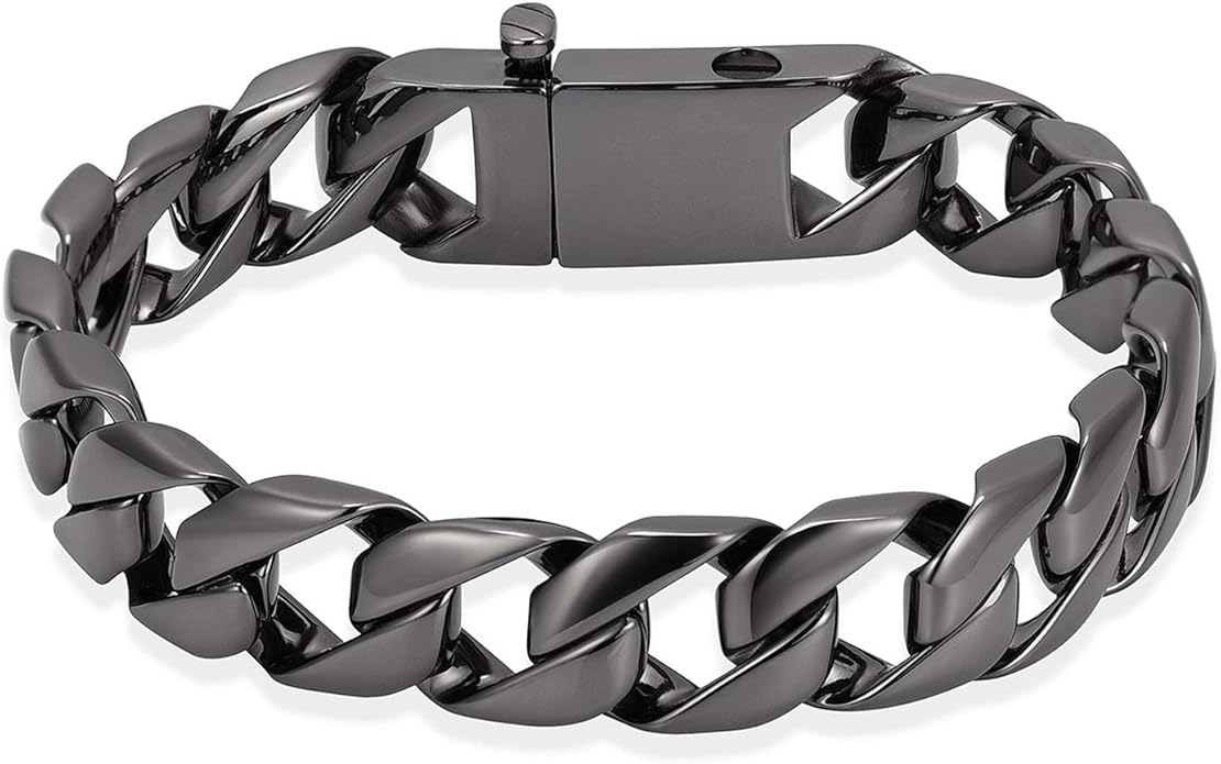 Mens Cremation Ashes Bracelet Uk Amazon.com: constantlife Black Cremation Urns Bracelet for Ashes
