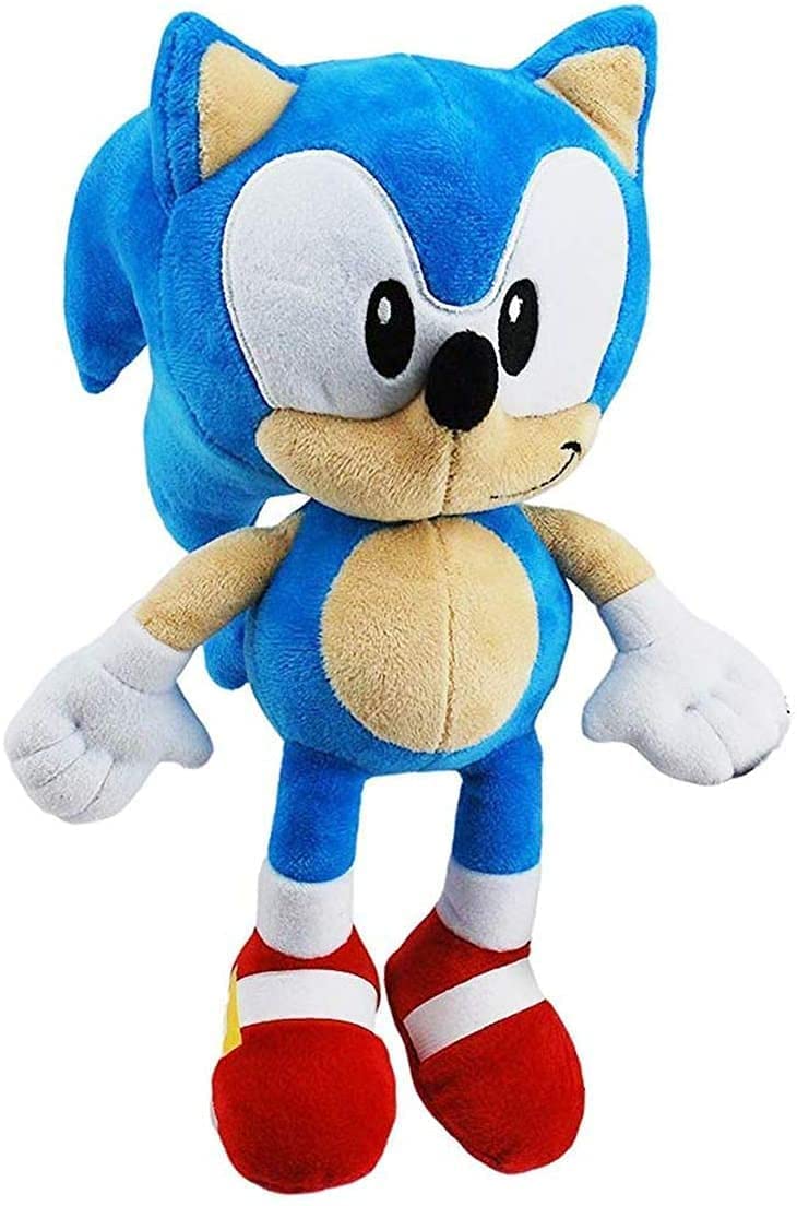 Envi Sonic The Hedgehog 12 Inch Plush Soft Toys Sonic Tails Knuckles Shadow (SONIC)