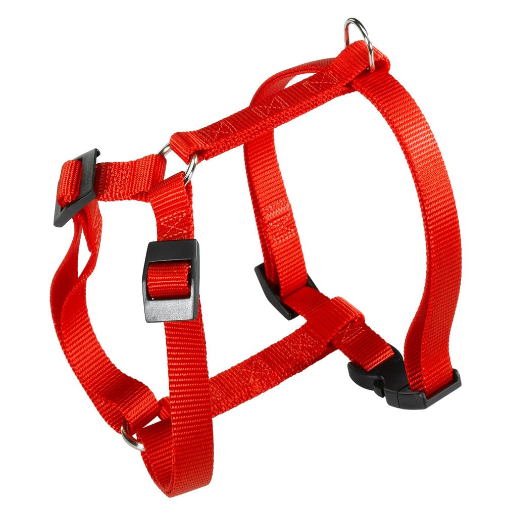Ferplast Small Dog Harness CHAMPION S, Cat Harness Adjustable in 3 Points, Easy to Wear, Chest 30-46 cm. Red โ image 1
