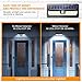 LITOM Outdoor 62 LED Adjustable Time Motion Sensor 270° Wide Angle and Waterproof Design Wireless Solar Lighting for Front Door, Yard, Garage, Deck, (2 Pack)
