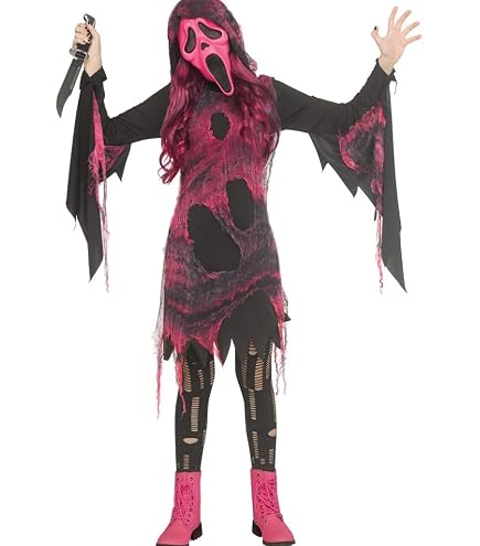 Spirit Halloween Kids Bling Ghost Face Dress Costume, Girls, Size Child Small, Multicolor : Clothing, Shoes & Jewelry