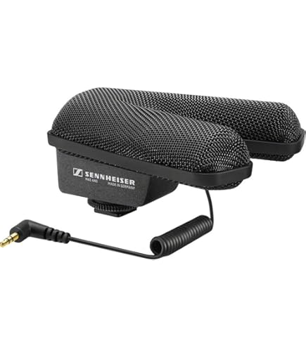 Q2858　SENNHEISER ゼンハイザー MKE440 Sennheiser MKE 440 Camera-mount Stereo Shotgun Microphone