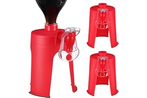 HEMOTON 3pcs Drink Soda Dispense Gadget Bottles Water Coolers Soda Fountain Drink Machine Inverted Drinker Faucet Water Machine Tool for Home
