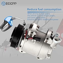 ECCPP AC Compressor with Clutch 2008-2016