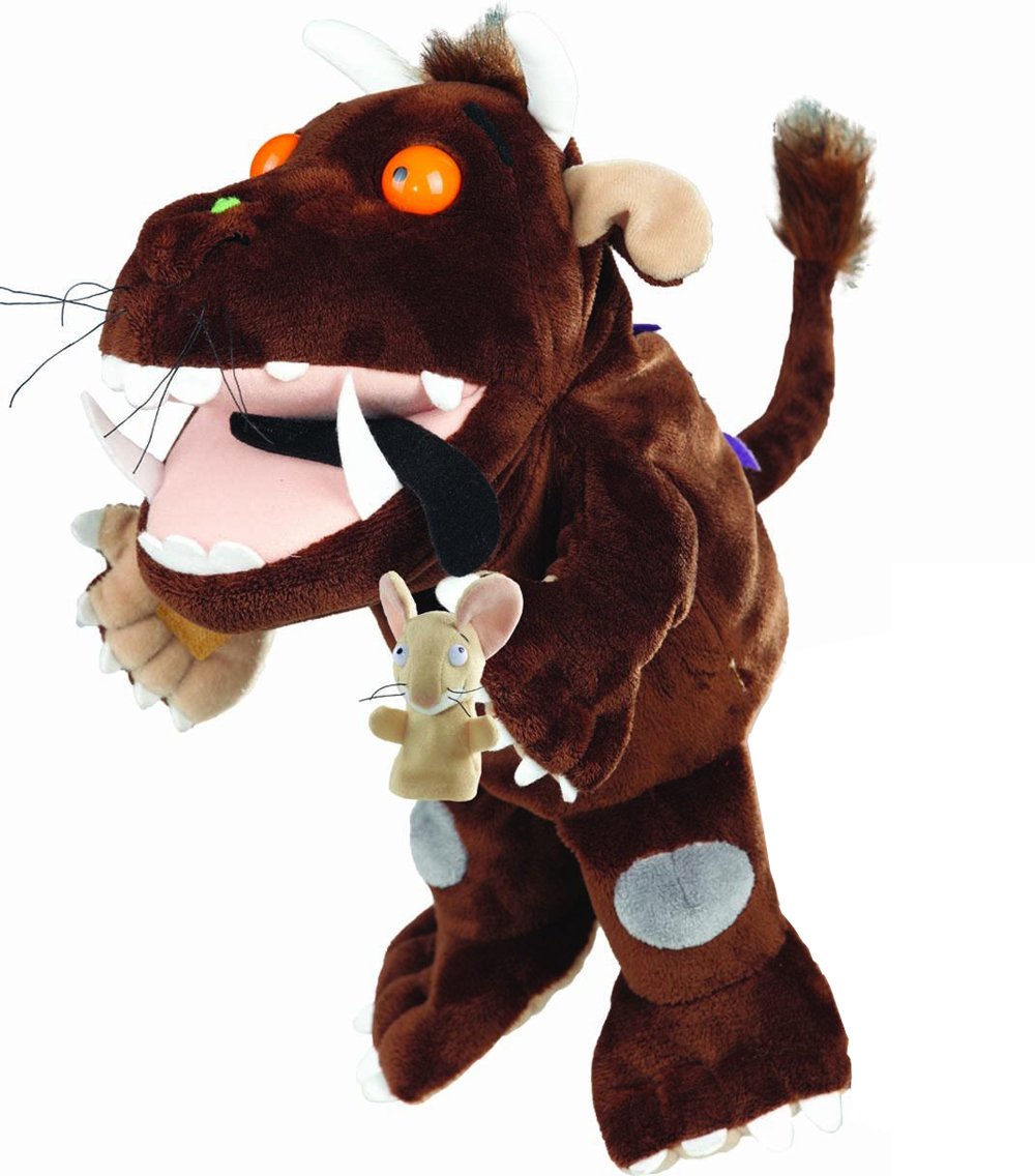 Aurora, Official Merchandise, 12616, The Gruffalo Hand Puppet, 14In, Soft Toy, Brown