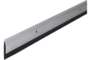 M-D Building Products 68247 All-Season Door Sweep, Heavy Duty Aluminum, Ideal for Residential & Commercial Use, Easy Installation with Heavy Rubber Seal, Ensure Comfort and Security (36 Inch, Silver)