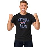 NFL Gameday Short Sleeve T-Shirt for Men and Women, Officially Licensed | Officially licensed NFL football fan tee, thermal-printed team graphics, unisex regular fit, sizes S to 5XL