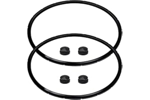 PIHIL 2PCS 09985 Pressure Canner Sealing Ring Gasket for Presto 01745 01751 01755 01781 01782, Fits for presto Pressure Cooker 16 18 23 Quart, 4 Overpressure Plug, Pressure Canner Parts