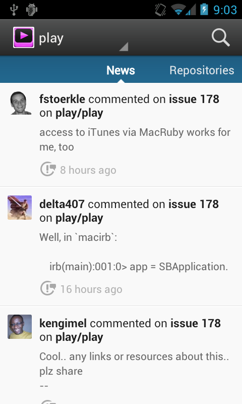 Comments issue. Comments issue