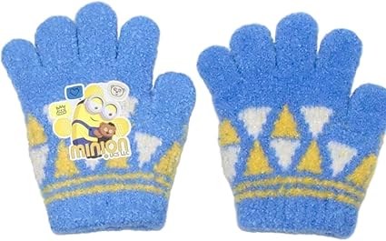 Amazon Co Jp 手袋 ミニオンズ キッズ 子供 伸びる手袋 防寒 トドラー トドラーブルー ベビー マタニティ