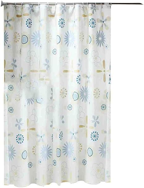 Amazon シャワーカーテンかわいい 防水シャワーカーテンバスルームカーテン環境に優しい高品質バス布高品質シャワーカーテン 1x180cm シャワーカーテン ホーム キッチン オンライン通販