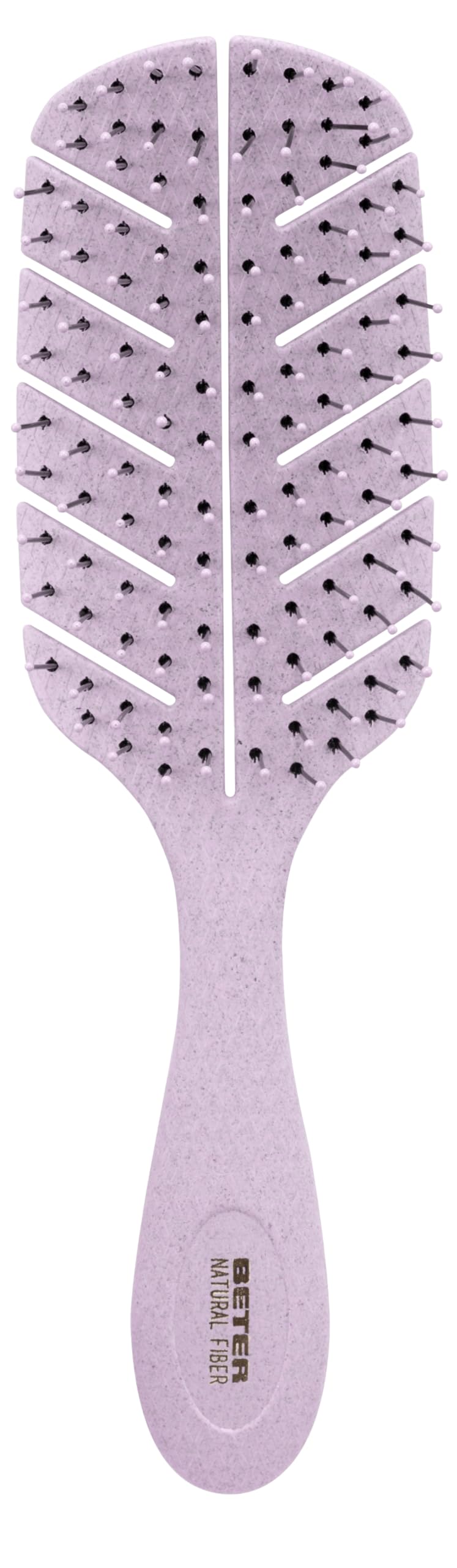 Beter - Detangling Brush Natural Fiber - Anti-Tangle Skeleton Hairbrush made from Wheat Fibers, Anti-Breakage Detangling Brush, Gentle and Tangle-Free Styling, For All Hair Types