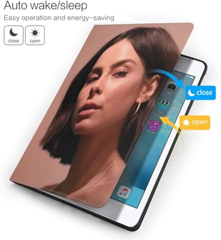 Wehoiweh Le-Na - Carcasa antiarañazos fina y ligera con soporte ajustable, función de reposo/activación automática, protección trasera para iPad Air3 10.5 iPad 7ª 10.2 talla única