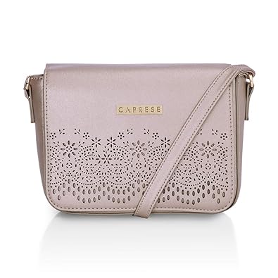 Caprese Phora Womens Sling Bag (Gold)