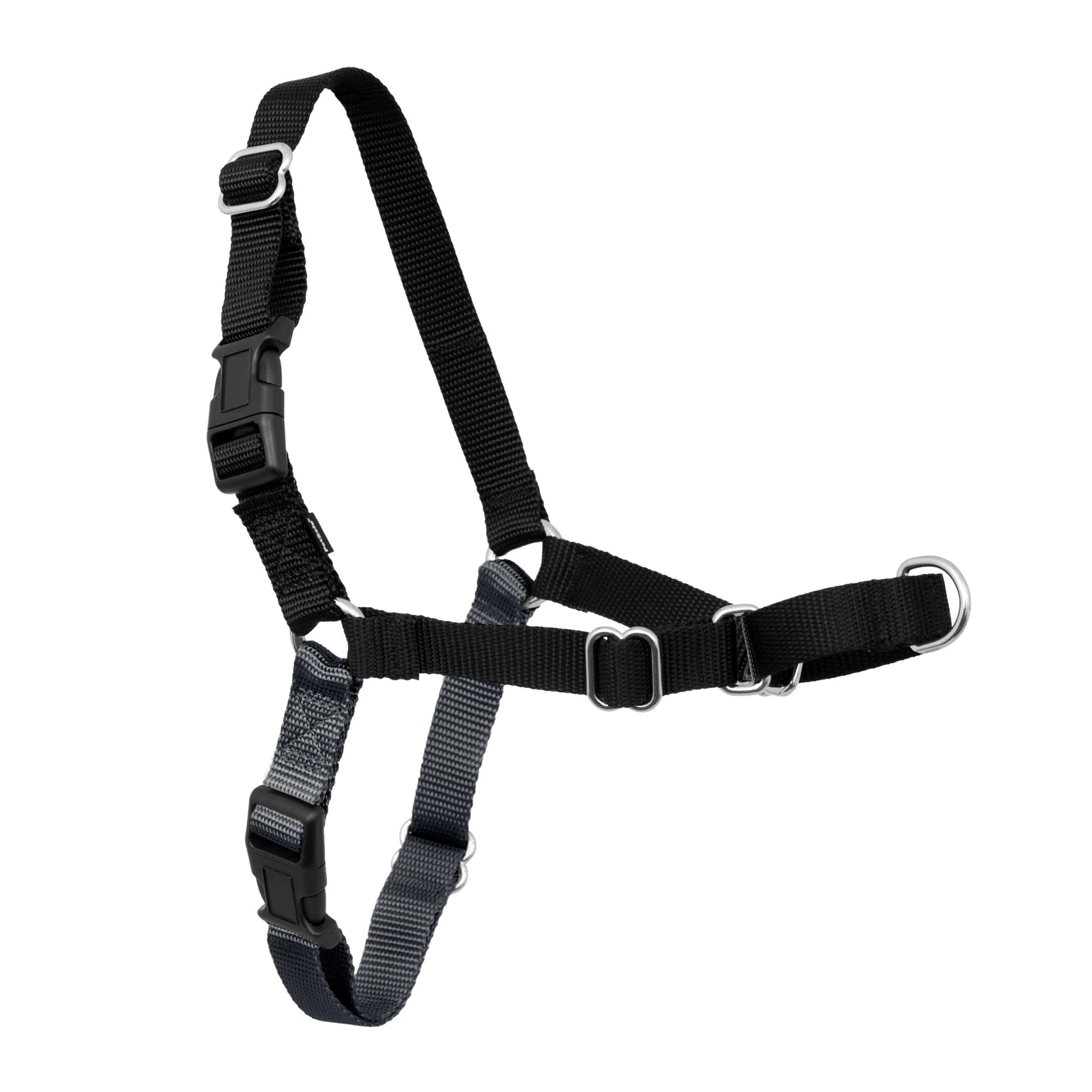 PetSafe Easy Walk Dog Harness, No Pull Dog Harness – Perfect for Leash & Harness Training – Stops Pets from Pulling and Choking on Walks – Medium/Large, Charcoal/Black